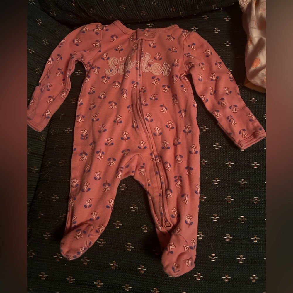 Pink Floral Kids One Piece